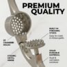 Zulay Premium Garlic Press - Soft and Easy