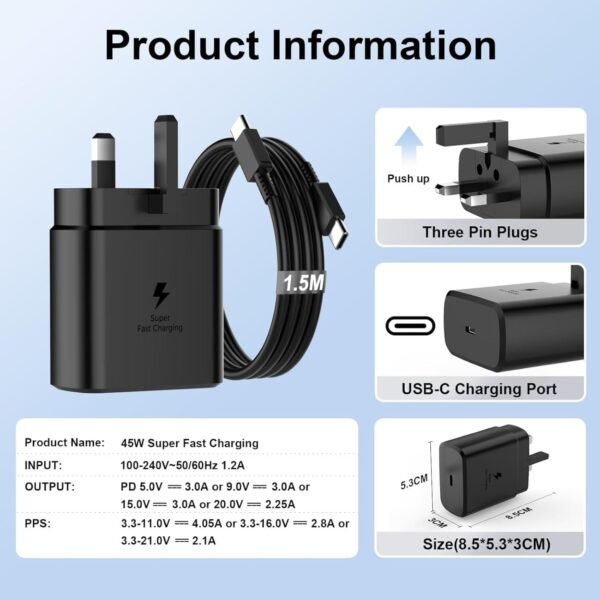 Axiu 45W Fast Charger gall