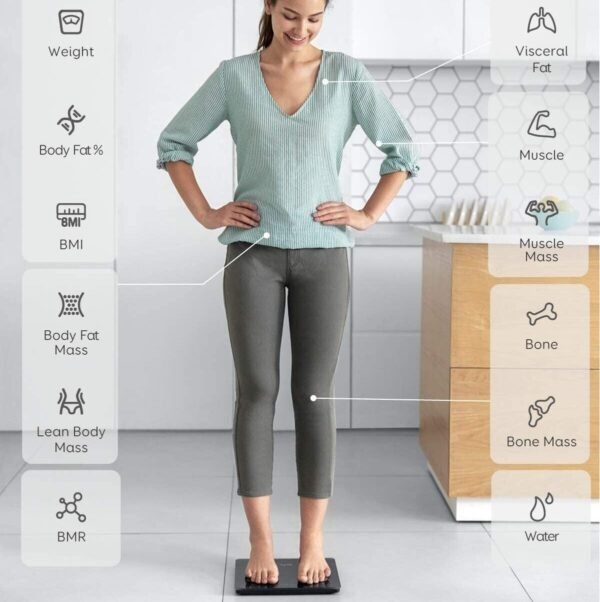 Eufy Smart Scale C1 with, Body Fat Scale, Wireless Digital Bathroom Scale