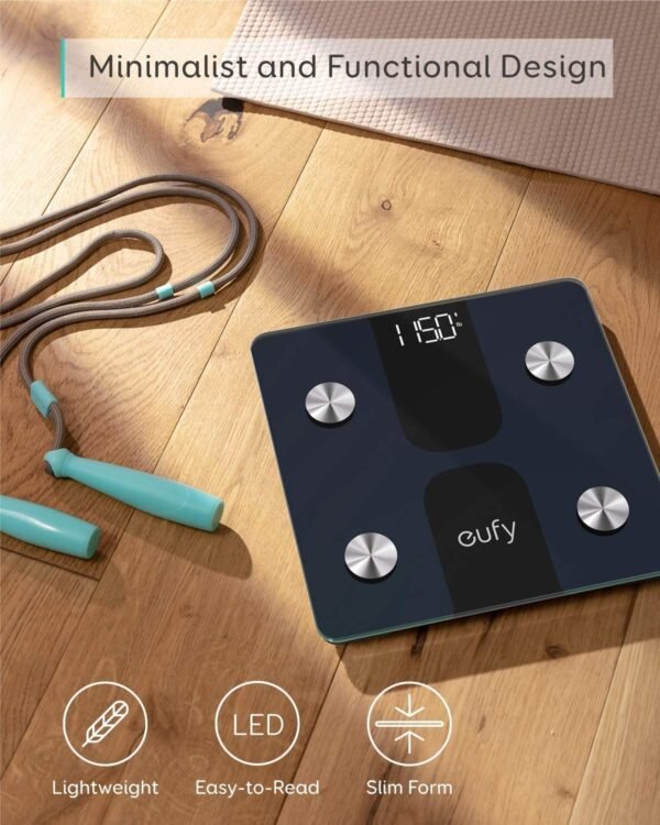 Eufy Smart Scale C1 with, Body Fat Scale, Wireless Digital Bathroom Scale
